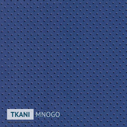 Фото материала Auto Blue(арт.) Кожа искусственная - внешний вид, цвет синий, рисунок однотонный, производитель Китай