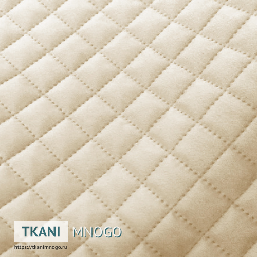 Фото внешнего вида велюра “CSBYH1-4A” (ромб бежевый)