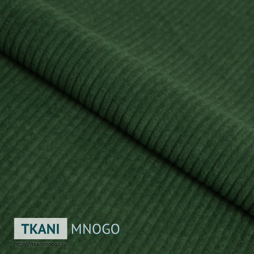 Фото материала велюра “69” (полоса зеленый)