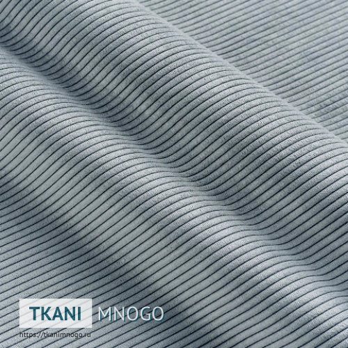 Фото ткани велюра “7А ” (полоса серый)