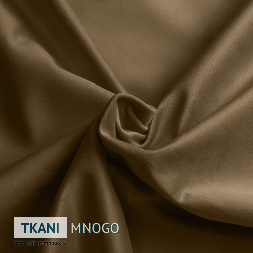 Фото фактуры велюра “MR-5” (однотонный коричневый)