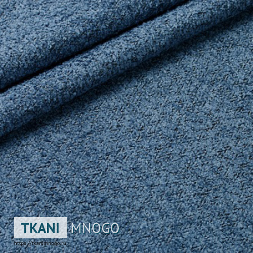 Фото внешнего вида велюра “11” (однотонный синий)