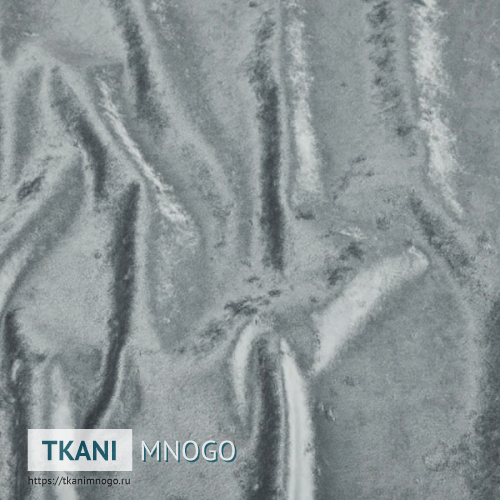 Фото фактуры велюра “9” (однотонный серый)