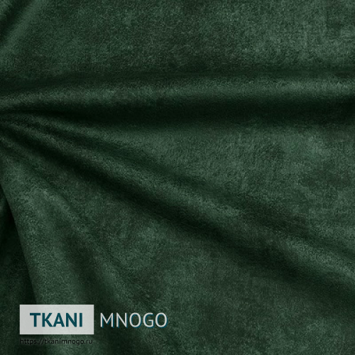 Фото материала велюра “Yura-23” (однотонный зеленый)