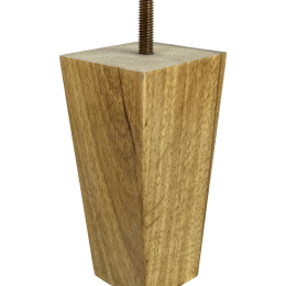 Опора Дерево призма натуральный бежевый Н 120 (опора для дивана, для кровати, для кресла) - Опоры для мебели деревянные