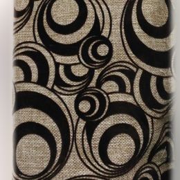 Рогожка С флоком - 238-139 (MS212-9) коричневый - Материал С флоком (Рогожка)