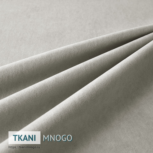 Фото внешнего вида велюра “Milan 9” (однотонный серый)